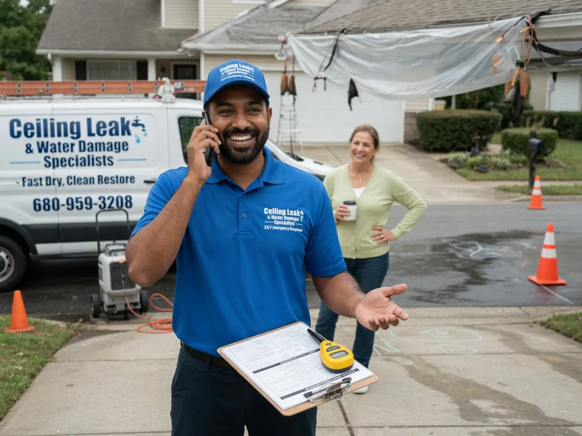 Ceiling Leak Cleanup Curtis, AR FAQs
